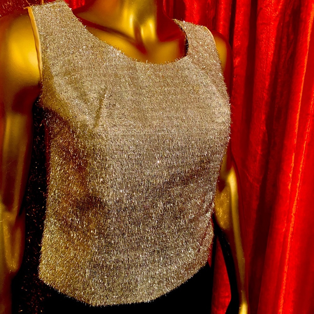 VINTAGE RARE! Tinsel Crop top